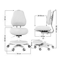 Кресло Anatomica Ragenta с подлокотниками белый купить в Минске