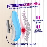 Кресло Anatomica Ragenta с подлокотниками черный купить в Минске