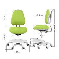 Кресло Anatomica Ragenta с подлокотниками зеленый купить в Минске