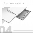 Детская парта Anatomica Study-100 белый/розовый купить в Минске
