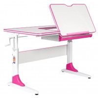 Детская парта Anatomica Study-100 белый/розовый купить в Минске