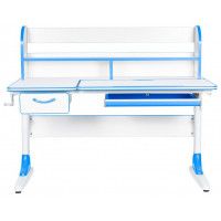 Детская парта Anatomica Study-120 Lux белый/голубой купить в Минске