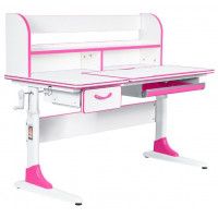 Детская парта Anatomica Study-120 Lux белый/розовый