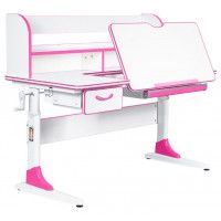 Детская парта Anatomica Study-120 Lux белый/розовый купить в Минске
