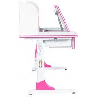 Детская парта Anatomica Study-120 Lux белый/розовый купить в Минске