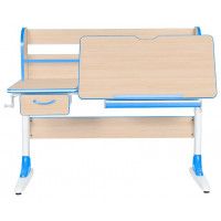 Детская парта Anatomica Study-120 Lux клен/голубой купить в Минске