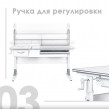 Детская парта Anatomica Study-120 Lux белый/голубой купить в Минске