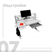 Детская парта Anatomica Study-120 Lux белый/голубой купить в Минске