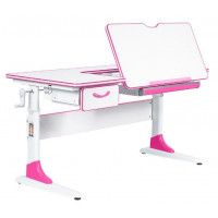 Детская парта Anatomica Study-120 белый/розовый купить в Минске