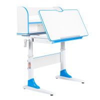 Детская парта Anatomica Study-70 Lux белый/голубой купить в Минске