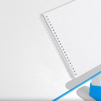 Детская парта Anatomica Study-80 Lux белый/голубой купить в Минске