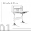 Детская парта Anatomica Study-80 Lux клен/голубой купить в Минске