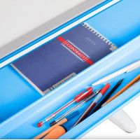 Детская парта Anatomica Study-80 Lux белый/голубой купить в Минске