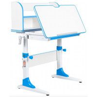 Детская парта Anatomica Study-80 Lux белый/голубой купить в Минске