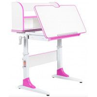 Детская парта Anatomica Study-80 Lux белый/розовый купить в Минске