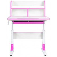 Детская парта Anatomica Study-80 Lux белый/розовый купить в Минске