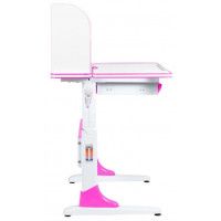 Детская парта Anatomica Study-80 Lux белый/розовый купить в Минске