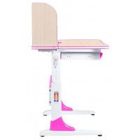 Детская парта Anatomica Study-80 Lux клен/розовый купить в Минске