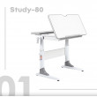 Детская парта Anatomica Study-80 белый/голубой купить в Минске