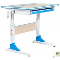 Детская парта Anatomica Study-80 клен/голубой