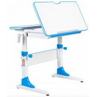 Детская парта Anatomica Study-80 белый/голубой купить в Минске