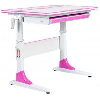 Детская парта Anatomica Study-80 белый/розовый