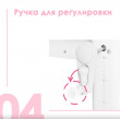 Детская парта Anatomica Uniqa Lite клен/голубой купить в Минске
