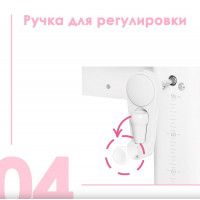 Детская парта Anatomica Uniqa Lite белый/голубой купить в Минске