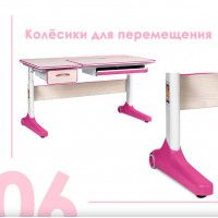 Детская парта Anatomica Uniqa Lite белый/голубой купить в Минске