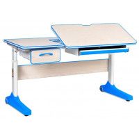 Детская парта Anatomica Uniqa Lite клен/голубой