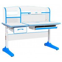 Детская парта Anatomica Uniqa белый/голубой купить в Минске