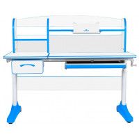 Детская парта Anatomica Uniqa белый/голубой купить в Минске