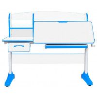 Детская парта Anatomica Uniqa белый/голубой купить в Минске