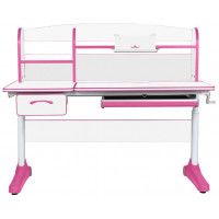 Детская парта Anatomica Uniqa белый/розовый купить в Минске