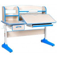 Детская парта Anatomica Uniqa клен/голубой