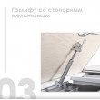 Детская парта Anatomica Uniqa клен/серый купить в Минске