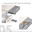 Детская парта Anatomica Uniqa клен/серый купить в Минске