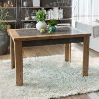 Стол раздвижной ХЬЮСТОН Тип 4, моод темный/дуб вотан купить в Минске Стол раздвижной ХЬЮСТОН Тип 4, моод темный/дуб вотан купить в Минске