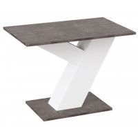 Стол обеденный РЕЙН Тип 1 1100*700 ателье темный/белый ясень