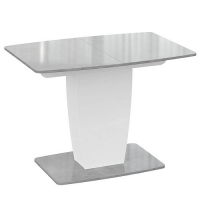 Стол обеденный АРИЗОНА ателье светло-серый глянец/белый Стол обеденный АРИЗОНА ателье светло-серый глянец/белый