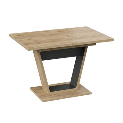 Стол обеденный ГАВАНА дуб крафт золотой/черный купить в Минске