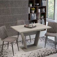 Стол обеденный ГАВАНА дуб крафт белый/серый графит купить в Минске