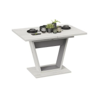 Стол обеденный ГАВАНА дуб крафт белый/серый графит купить в Минске