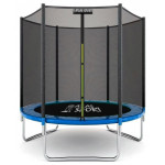 Батут Atlas Sport 183 см с внешней сеткой без лестницы синий