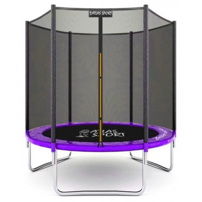 Батут Atlas Sport 140 см (4.5ft) без лестницы фиолетовый купить в Минске