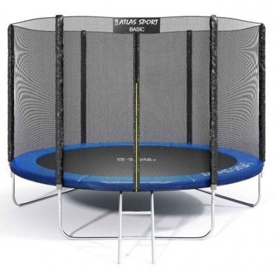 Батут Atlas Sport 252 см (8ft) BASIC синий купить в Минске