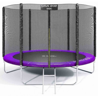 Батут Atlas Sport 252 см (8ft) BASIC фиолетовый купить в Минске
