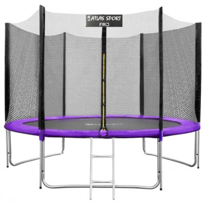 Батут Atlas Sport 252 см (8ft) PRO фиолетовый купить в Минске