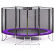 Батут Atlas Sport 374 см - 12ft PRO (усиленные опоры) фиолетовый купить в Минске