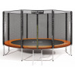 Батут Atlas Sport 435 см - 14ft PRO (усиленные опоры) оранжевый купить в Минске